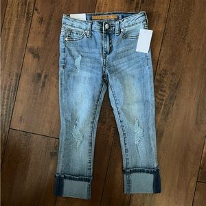 Joe’s Jeans “The Jane” mid rise skinny roll crop
